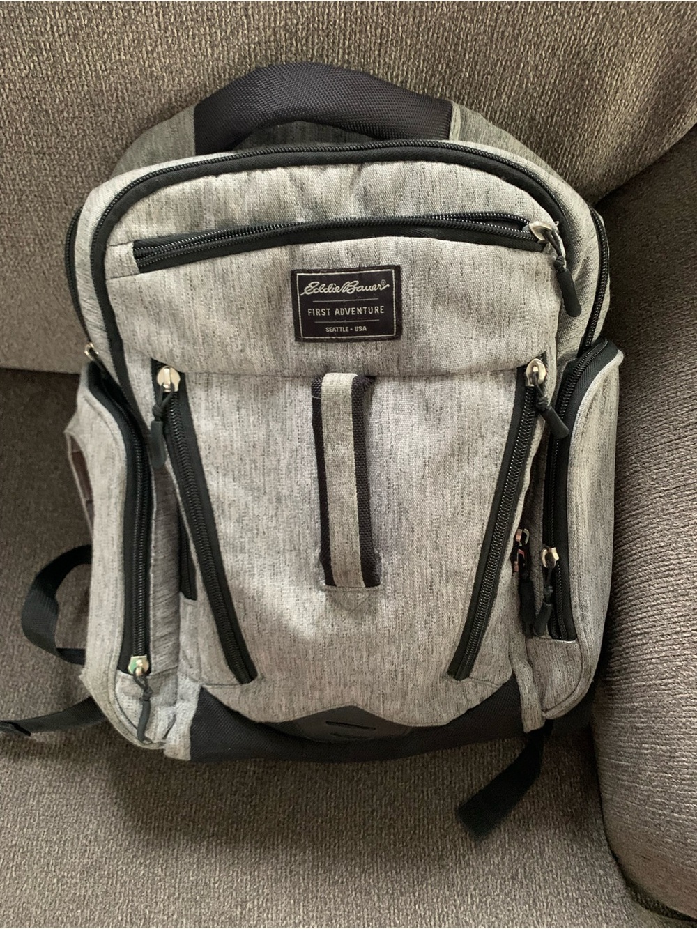 Eddie Bauer first adventure diaper bag.
